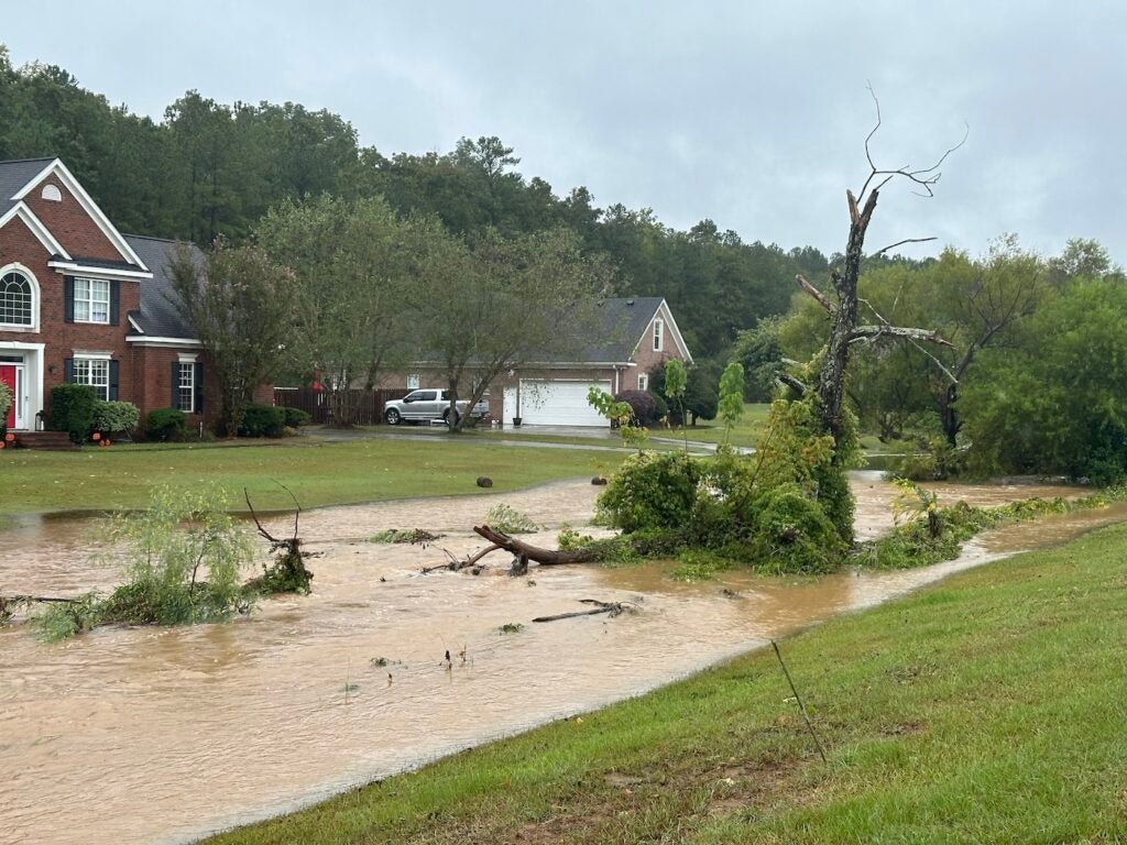 Hurricane Helene flooding