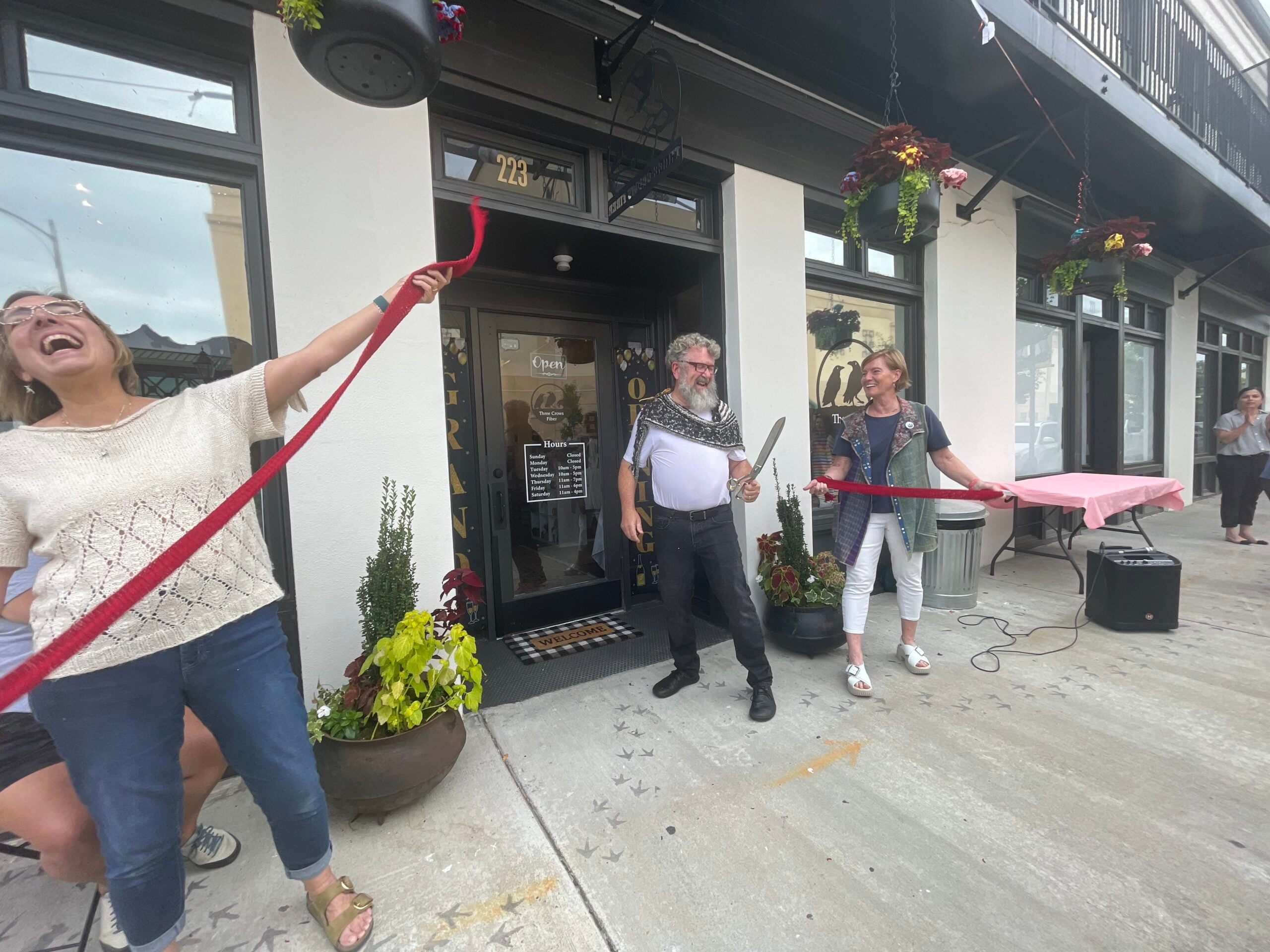 Three Crows Fiber has opened in downtown Augusta. Staff photo by Skyler Q. Andrews