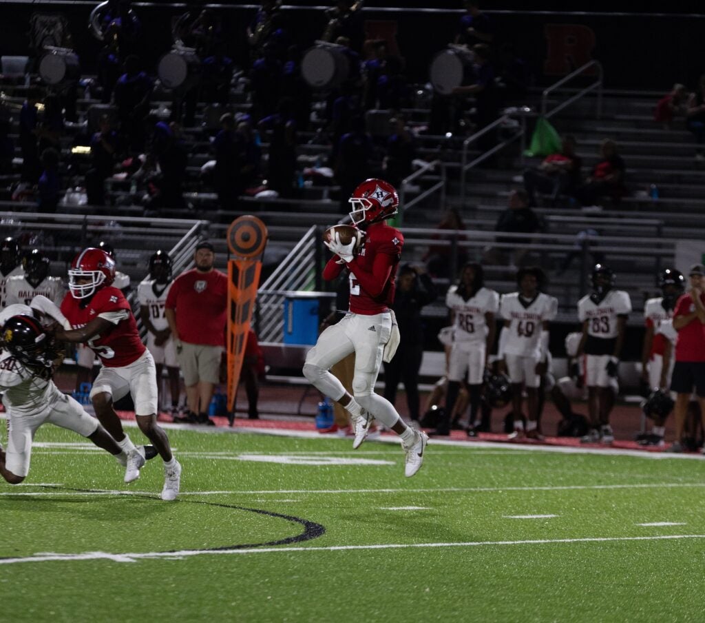 Harlem Bulldogs football player Jayden Futreel.