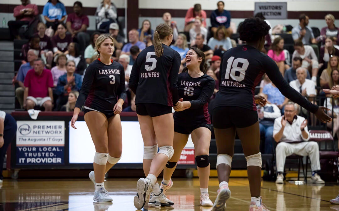 Nationally ranked Lakeside-Evans volleyball
