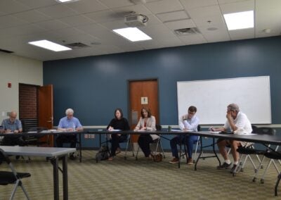 Photo of Columbia County Library Board meeting for September 2024