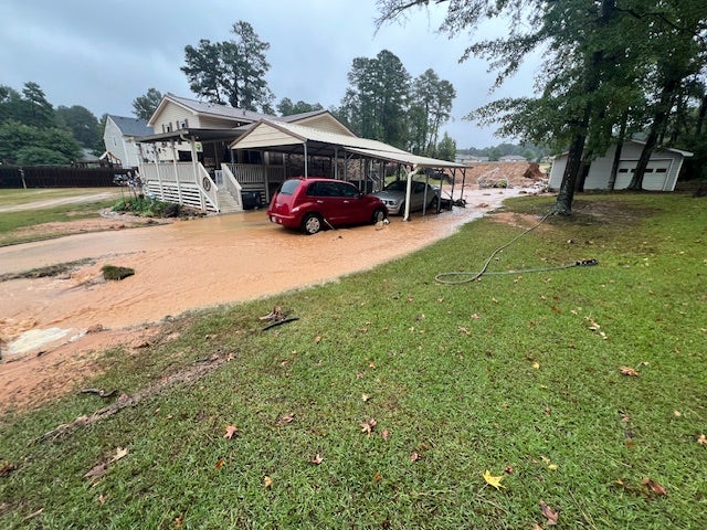 Flooding on Stagecoach Way. Photo courtesy of Rick Pittman 
