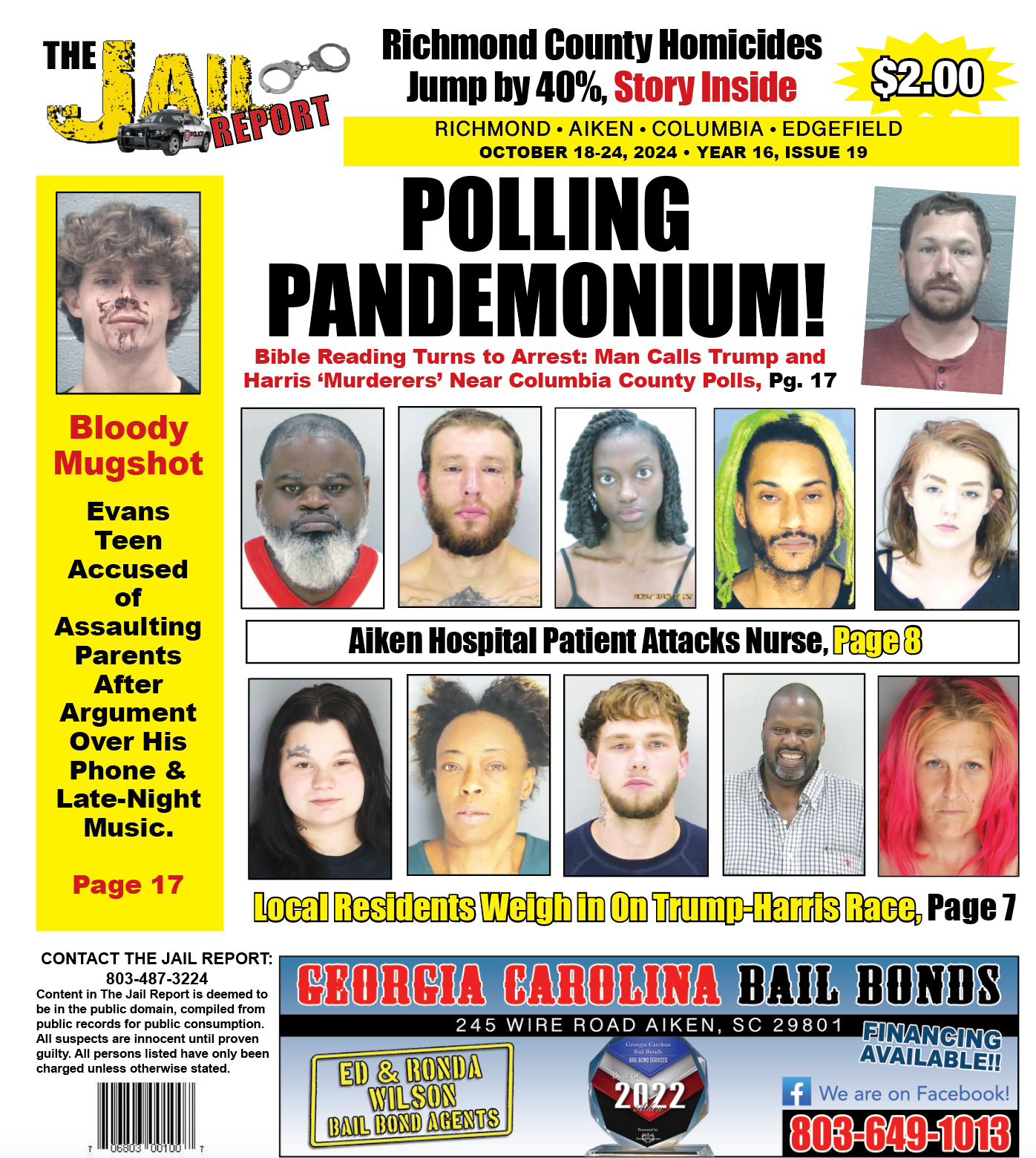 Jail Report Cover – Issue 1619