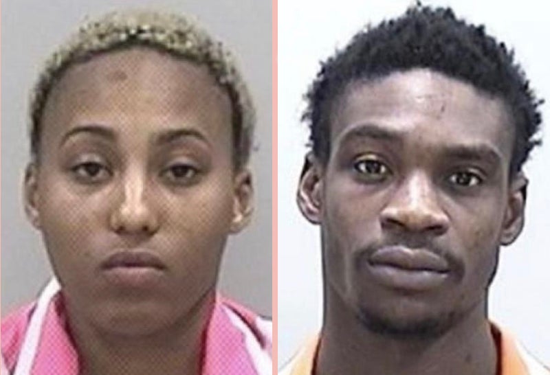 Shakeyla Denise Faulks, left, and Kentwain Marquis Moody are on trial this week for the murder of Khalid Ravenell. Photo courtesy Richmond County Sheriff's Office
