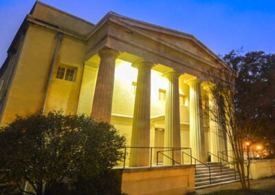 The old Medical College of Georgia building is located on Telfair Street in downtown Augusta. Photo courtesy Augusta University