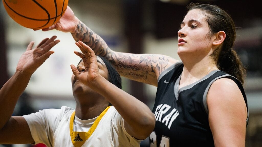 At the Battle of the Border on Saturday, Jan. 4, local high school basketball teams battled it out on the court. Staff photo by Teon Scott