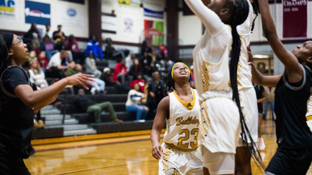 At the Battle of the Border on Saturday, Jan. 4, local high school basketball teams battled it out on the court. Staff photo by Teon Scott