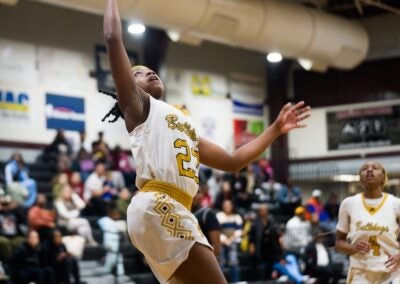 At the Battle of the Border on Saturday, Jan. 4, local high school basketball teams battled it out on the court. Staff photo by Teon Scott