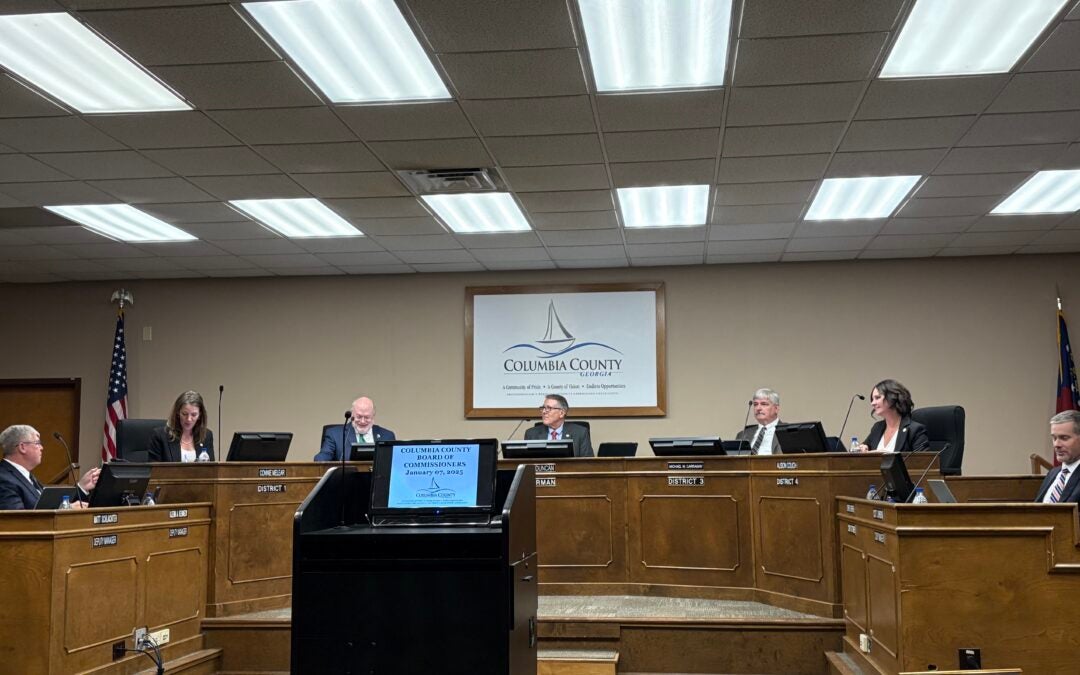 The Columbia County Board of Commissioners. Staff photo by Stephanie Hill