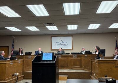 The Columbia County Board of Commissioners. Staff photo by Stephanie Hill