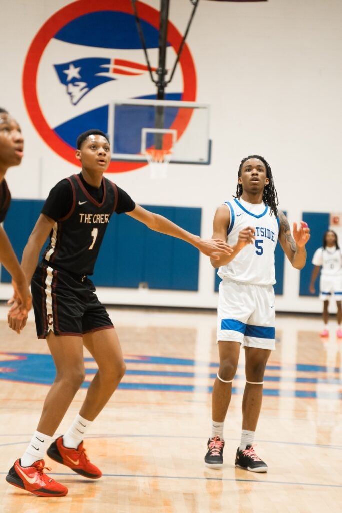 The Westside boys varsity basketball team lost to Cross Creek on Jan. 24. Staff photo by Teon Scott