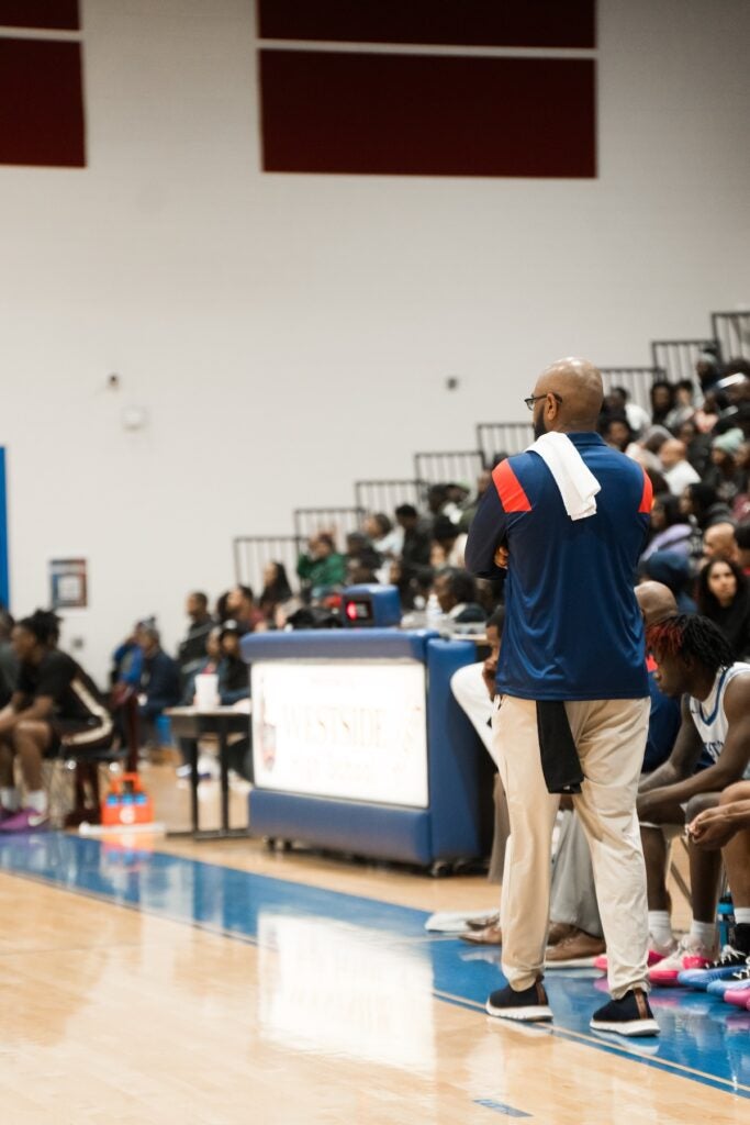 The Westside boys varsity basketball team lost to Cross Creek on Jan. 24. Staff photo by Teon Scott