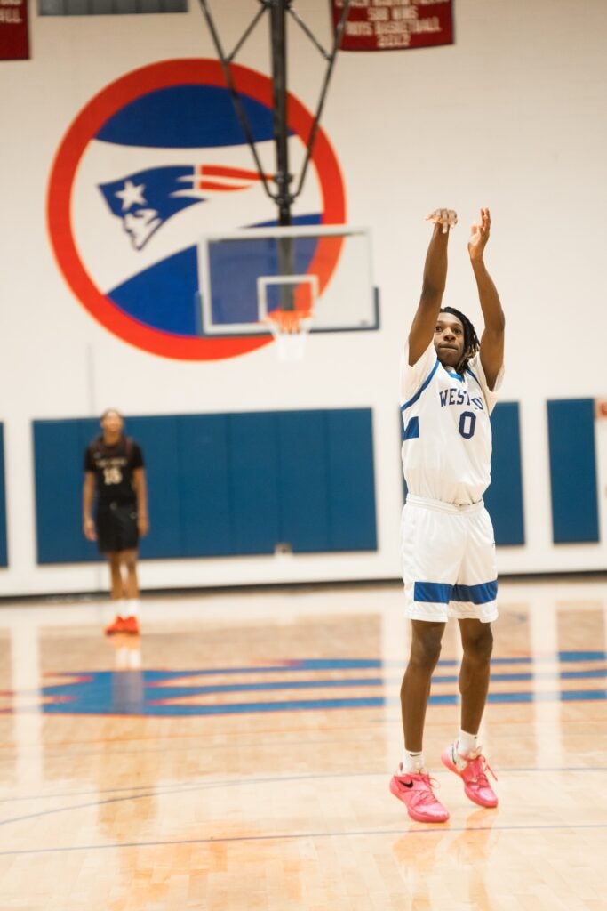The Westside boys varsity basketball team lost to Cross Creek on Jan. 24. Staff photo by Teon Scott