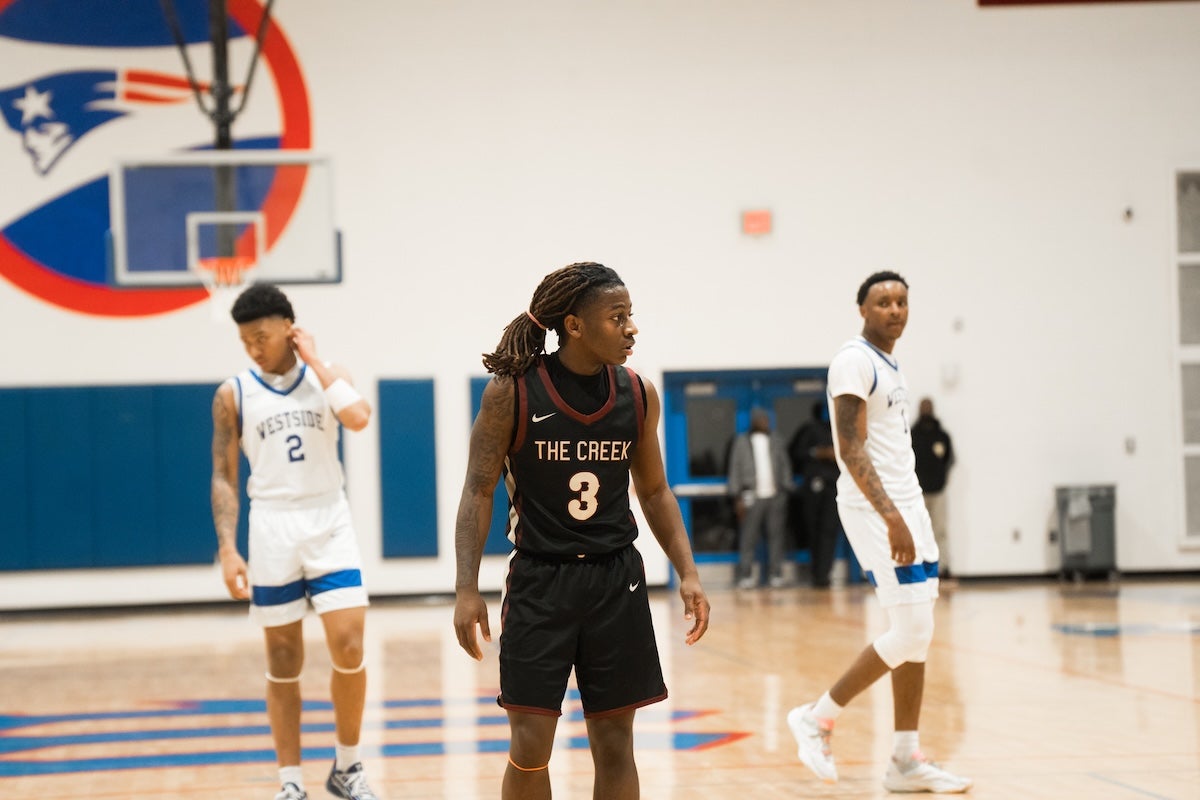The Westside boys varsity basketball team lost to Cross Creek on Jan. 24. Staff photo by Teon Scott