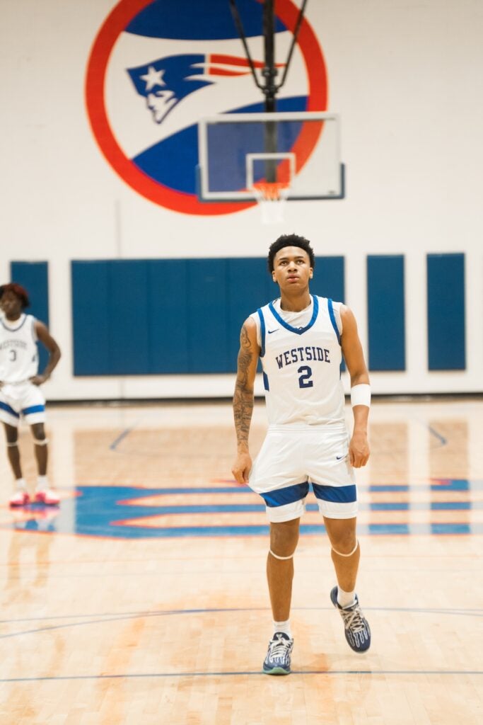 The Westside boys varsity basketball team lost to Cross Creek on Jan. 24. Staff photo by Teon Scott