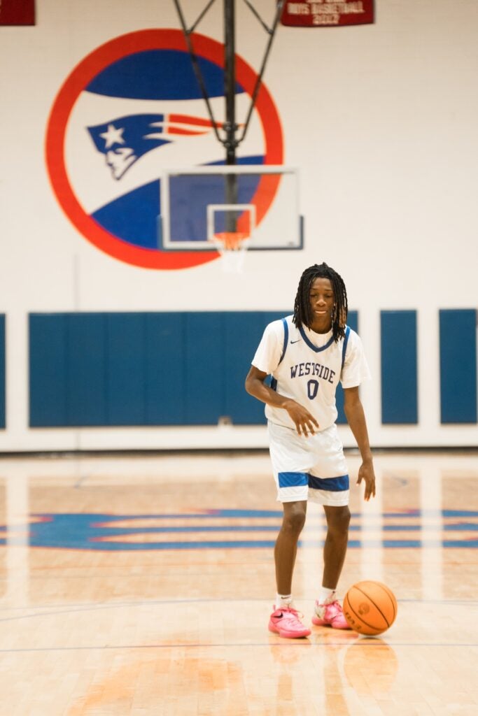 The Westside boys varsity basketball team lost to Cross Creek on Jan. 24. Staff photo by Teon Scott