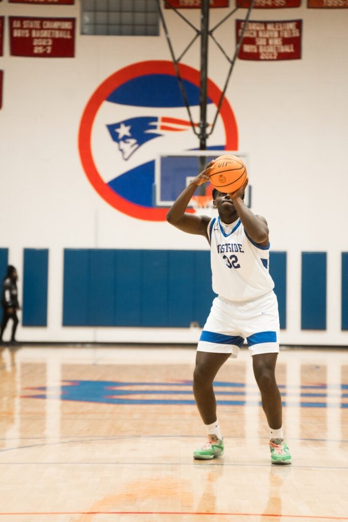 The Westside boys varsity basketball team lost to Cross Creek on Jan. 24. Staff photo by Teon Scott