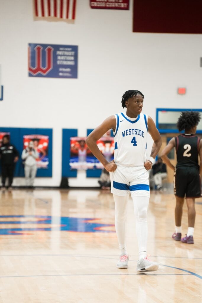 The Westside boys varsity basketball team lost to Cross Creek on Jan. 24. Staff photo by Teon Scott