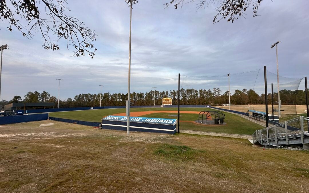 Augusta University baseball field. Staff photo by Justin Gray