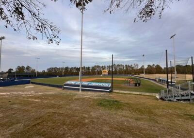 Augusta University baseball field. Staff photo by Justin Gray