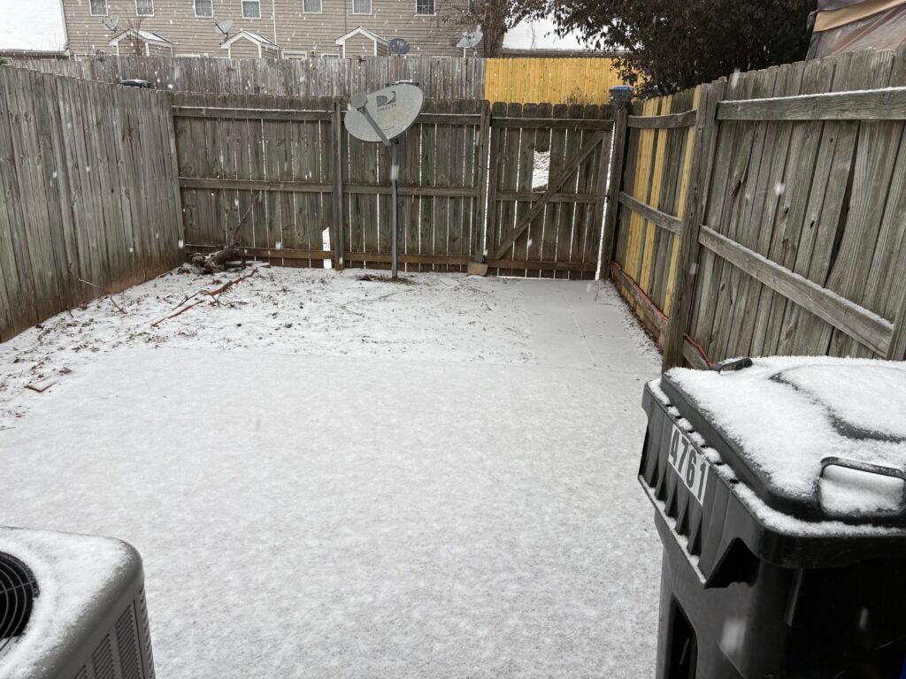 Snow came down in Columbia County on Friday, Jan. 10, 2025. Staff photo by Stephanie Hill