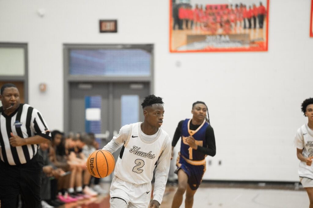 The Academy of Richmond County boys basketball team played the Washington County basketball team in a recent tournament. Staff photo by Teon Scott