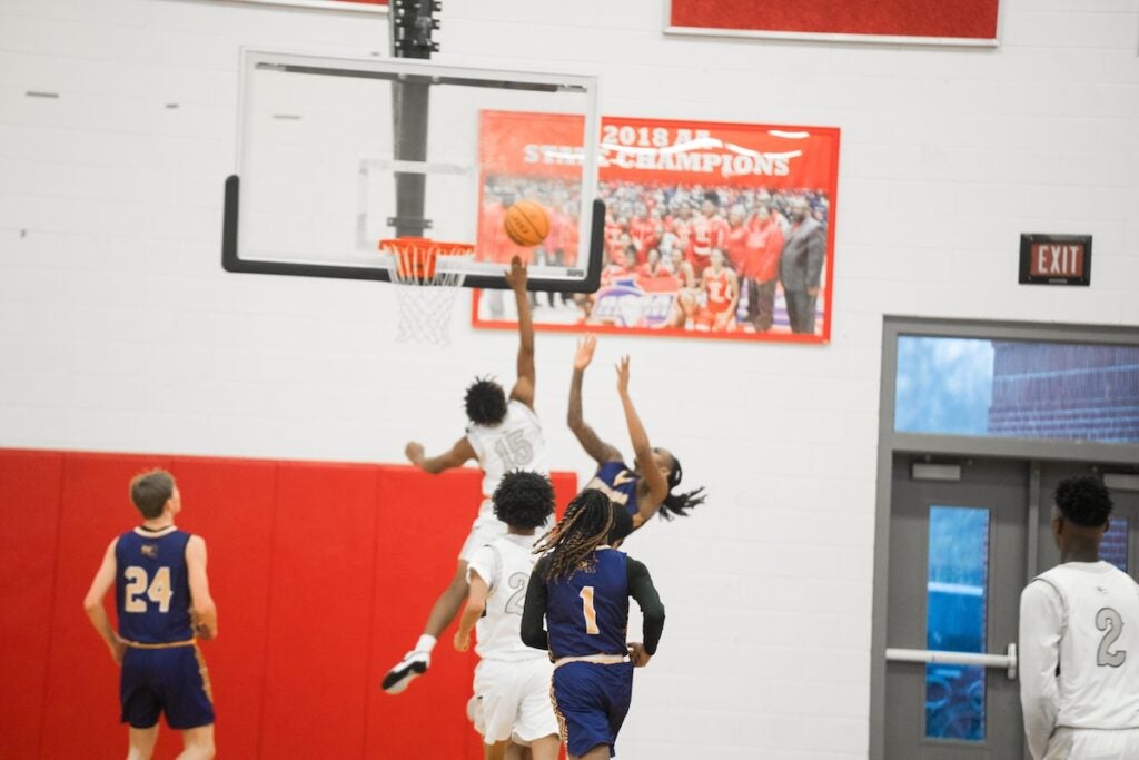 The Academy of Richmond County boys basketball team played the Washington County basketball team in a recent tournament. Staff photo by Teon Scott
