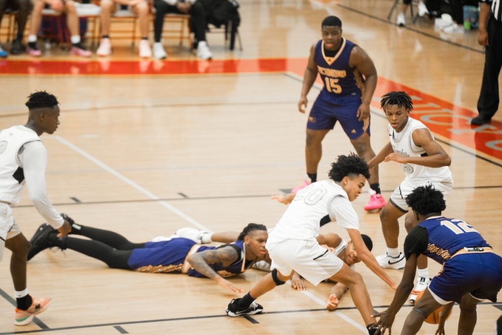 The Academy of Richmond County boys basketball team played the Washington County basketball team in a recent tournament. Staff photo by Teon Scott