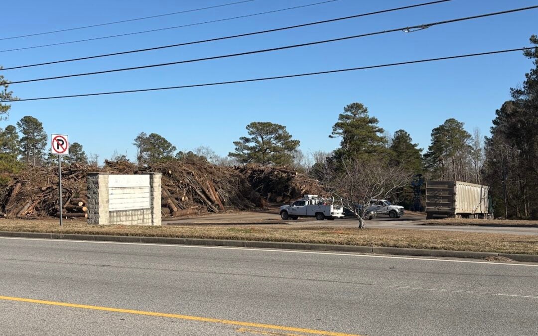 Columbia County has had an estimated three million cubic yards of debris so far and there is believed to be three million more cubic yards waiting to be picked up. Staff photo by Stephanie Hill