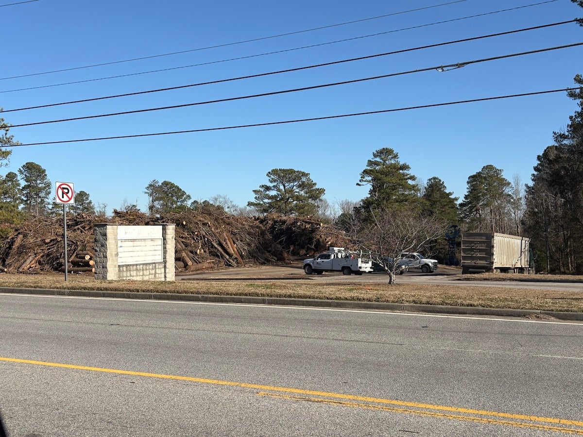 Columbia County has had an estimated three million cubic yards of debris so far and there is believed to be three million more cubic yards waiting to be picked up. Staff photo by Stephanie Hill