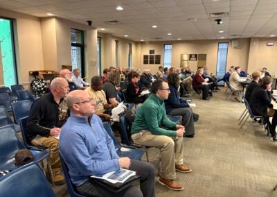 The Columbia County Board of Commissioners held the fourth and final public hearing regarding House Bill 581 on Tuesday, Feb. 18. Staff photo by Stephanie Hill