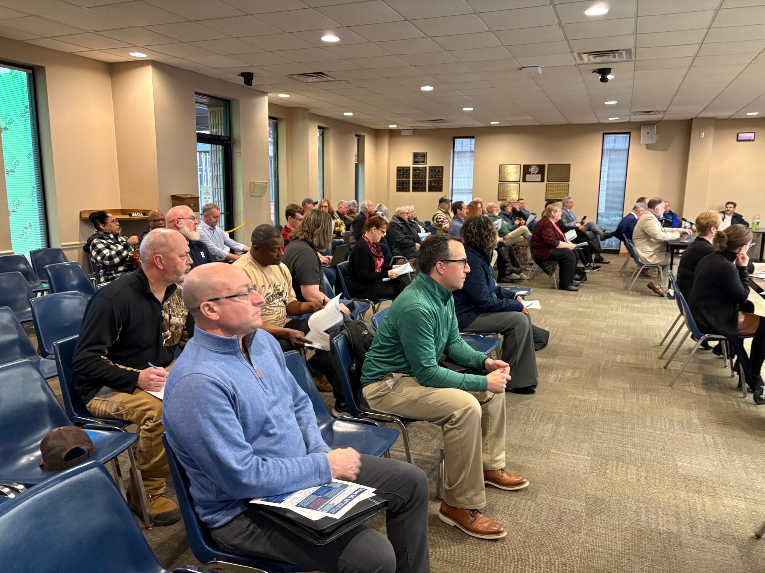 The Columbia County Board of Commissioners held the fourth and final public hearing regarding House Bill 581 on Tuesday, Feb. 18. Staff photo by Stephanie Hill