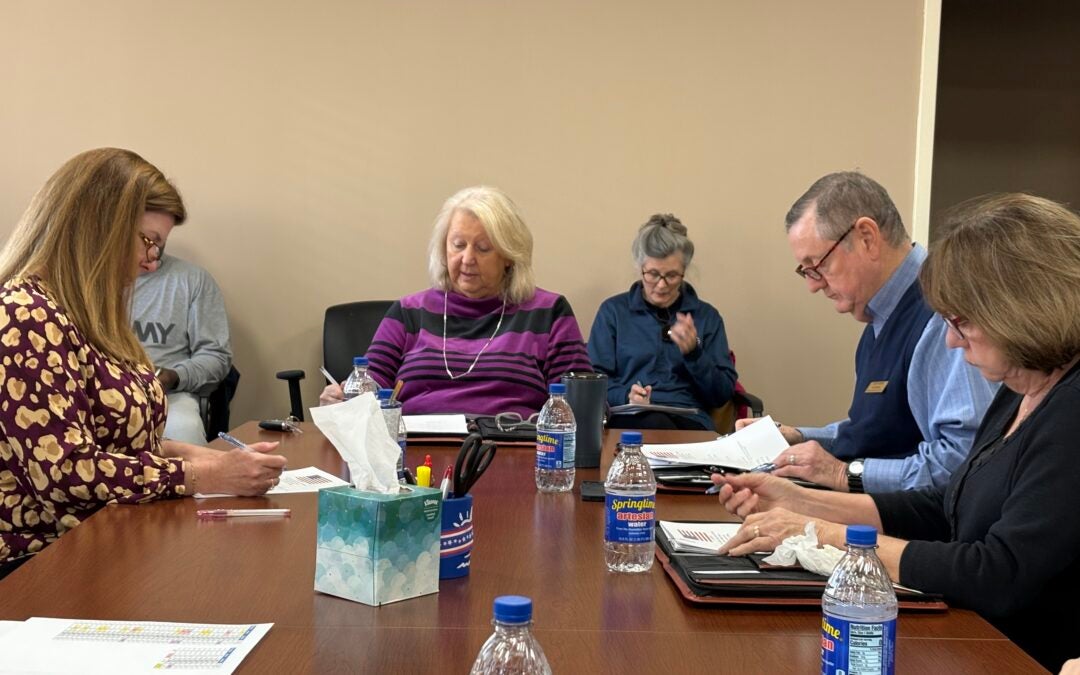 The Columbia County Board of Elections discussed proposed precinct changes during the meeting on Tuesday, Feb. 18. Staff photo by Stephanie Hill