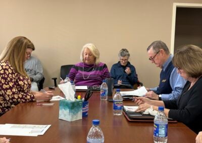 The Columbia County Board of Elections discussed proposed precinct changes during the meeting on Tuesday, Feb. 18. Staff photo by Stephanie Hill