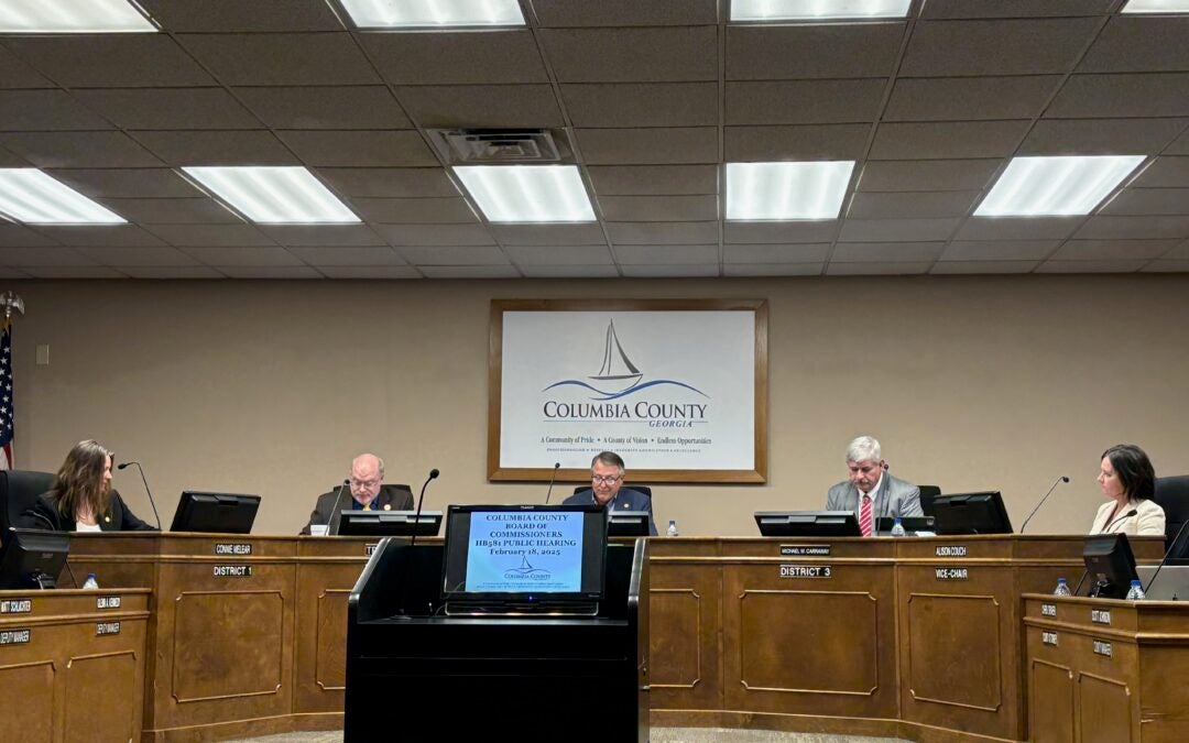 The Columbia County Board of Commissioners received an update on the cost of debris removal during the commission meeting on Tuesday, Feb. 18. Staff photo by Stephanie Hill