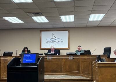 The Columbia County Community and Emergency Services Committee met on Tuesday, Feb. 25. Staff photo by Stephanie Hill