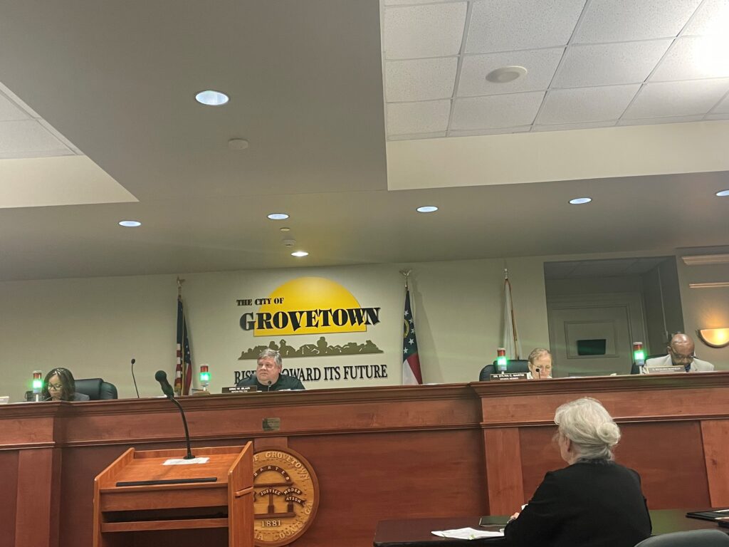 The Grovetown City Council voted in favor of new resolution for statewide law enforcement retirement system. Staff photo by Skyler Andrews