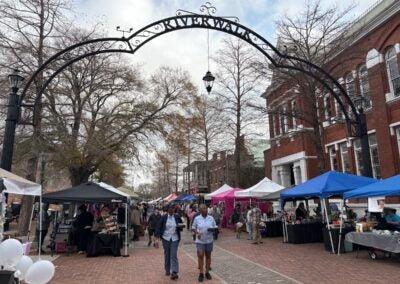 The downtown Augusta Market is open now through November. Staff photo by Stephanie Hill