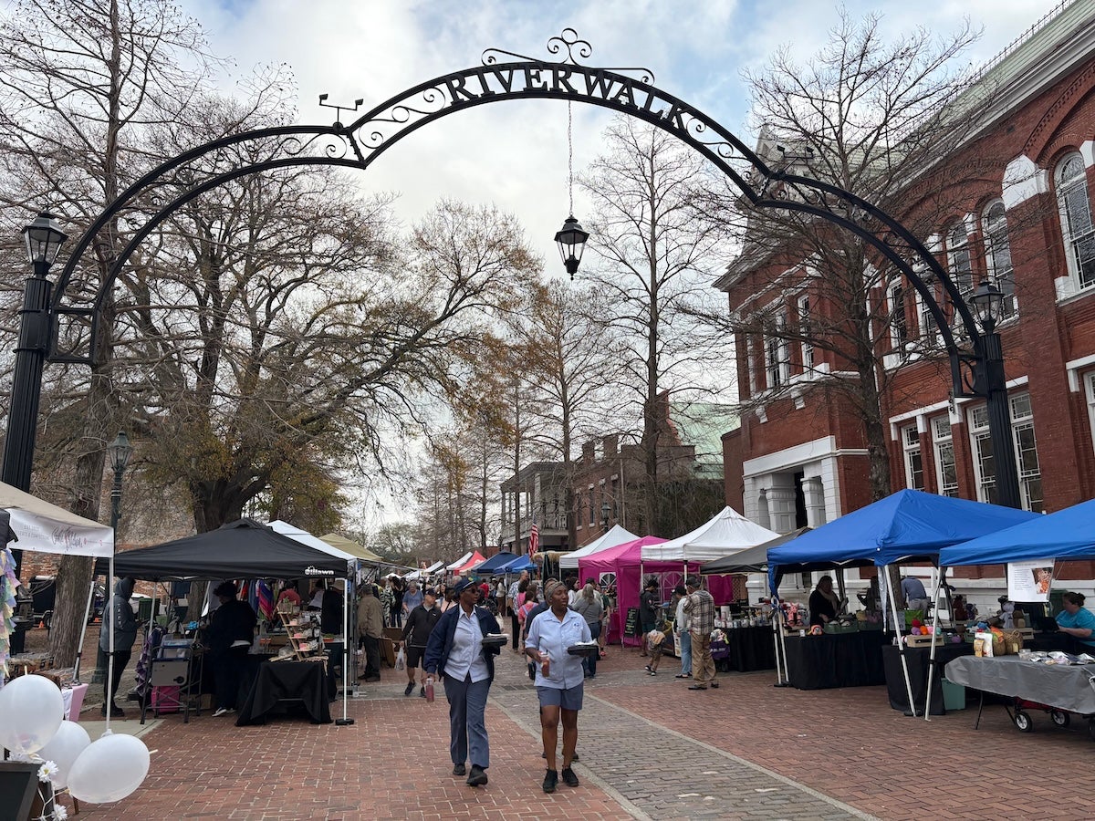 The downtown Augusta Market is open now through November. Staff photo by Stephanie Hill
