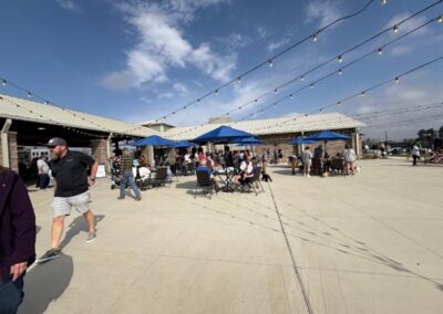 The Evans Market is open next to the Columbia County Performing Arts Center. Staff photo by Stephanie Hill