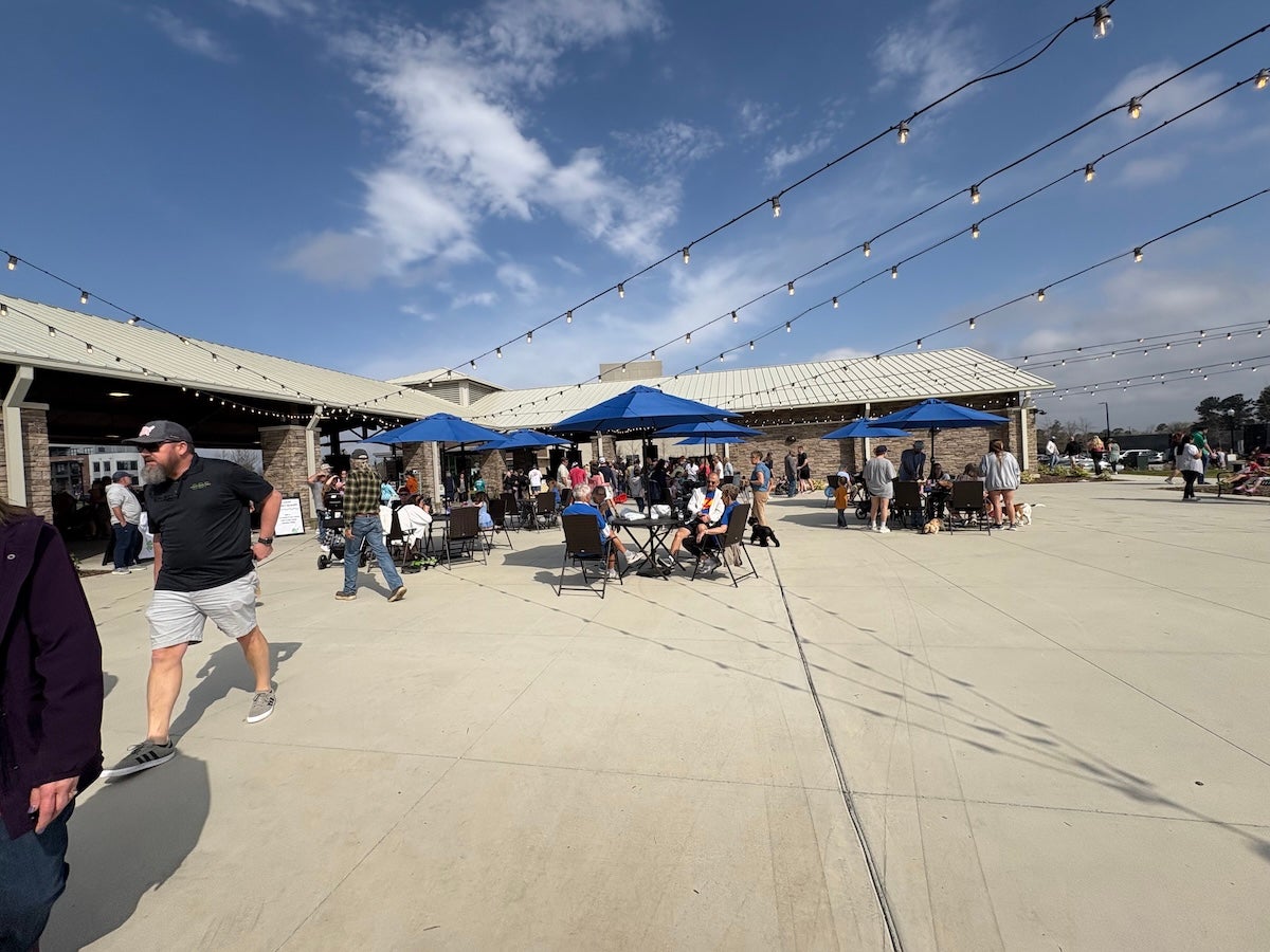 The Evans Market is open next to the Columbia County Performing Arts Center. Staff photo by Stephanie Hill