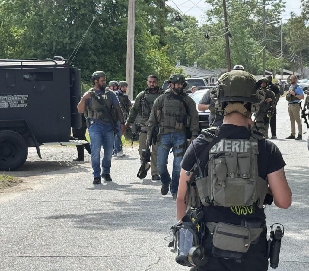 The Richmond County SWAT Team responded to a barricaded suspect. Photo courtesy Richmond County Sheriff's Office