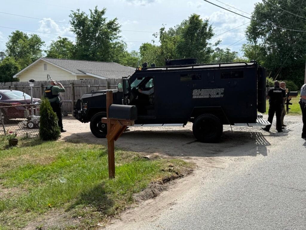 The Richmond County SWAT Team responded to a barricaded suspect. Photo courtesy Richmond County Sheriff's Office