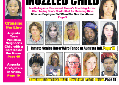 The front cover of the Jail Report April 18th.