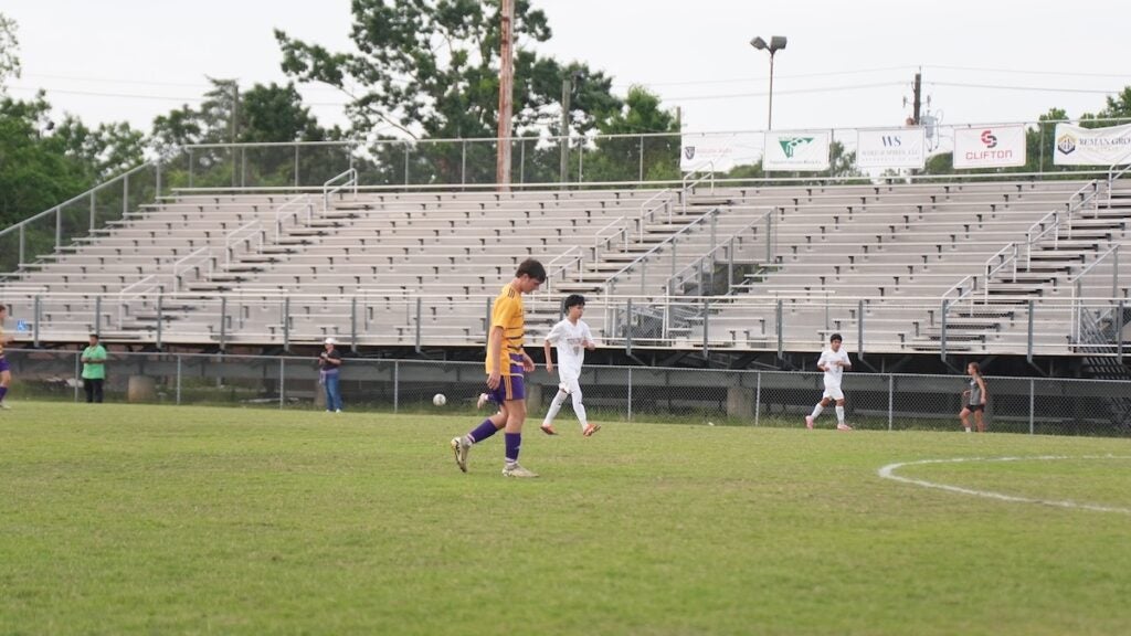The Academy of Richmond County (ARC) boys soccer team defeated East Hall 5-2 in the first round of the GHSA class AAA playoffs on Friday, April 25. Photo by Teon Scott