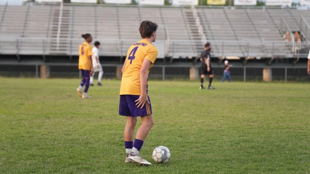 The Academy of Richmond County (ARC) boys soccer team defeated East Hall 5-2 in the first round of the GHSA class AAA playoffs on Friday, April 25. Photo by Teon Scott