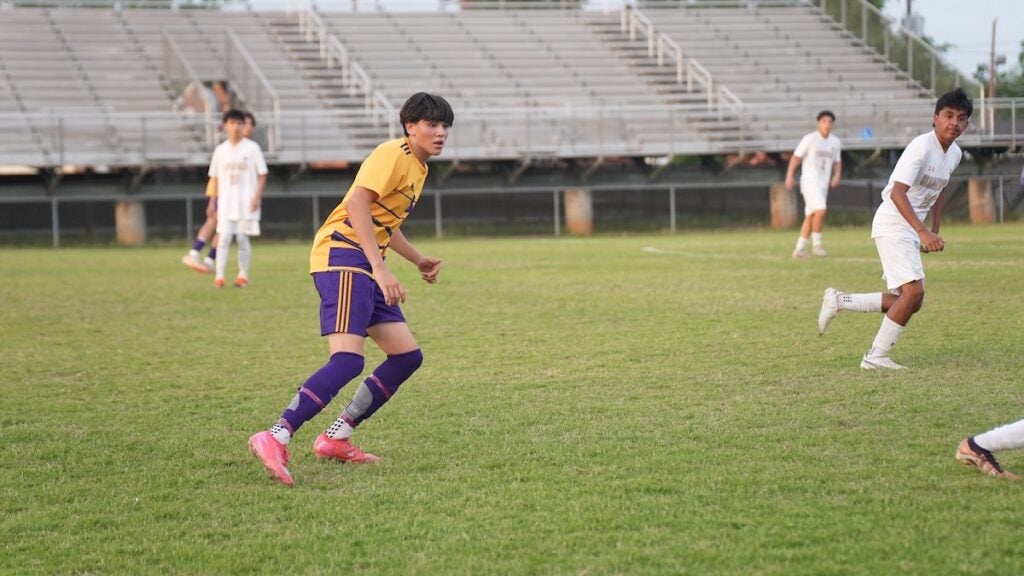 The Academy of Richmond County (ARC) boys soccer team defeated East Hall 5-2 in the first round of the GHSA class AAA playoffs on Friday, April 25. Photo by Teon Scott