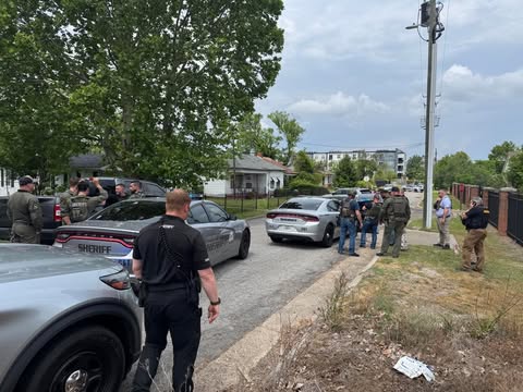 The Richmond County SWAT Team responded to a barricaded suspect on Hunter Street on Thursday, April 24. Photo courtesy Richmond County Sheriff's Office