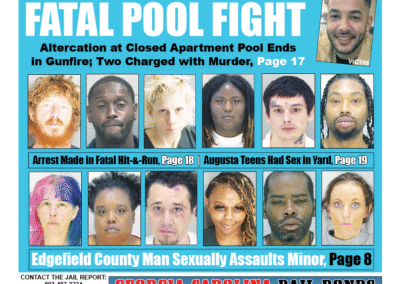 Front cover of the Jail Report for May 30th.