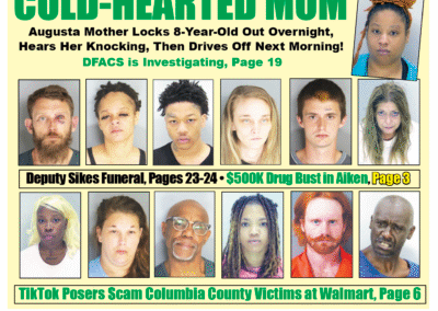 Front cover of the Jail Report for May 9th.